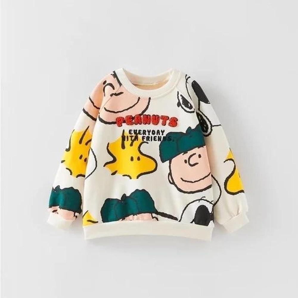 Zara boys snoopy and friends peanuts sweater